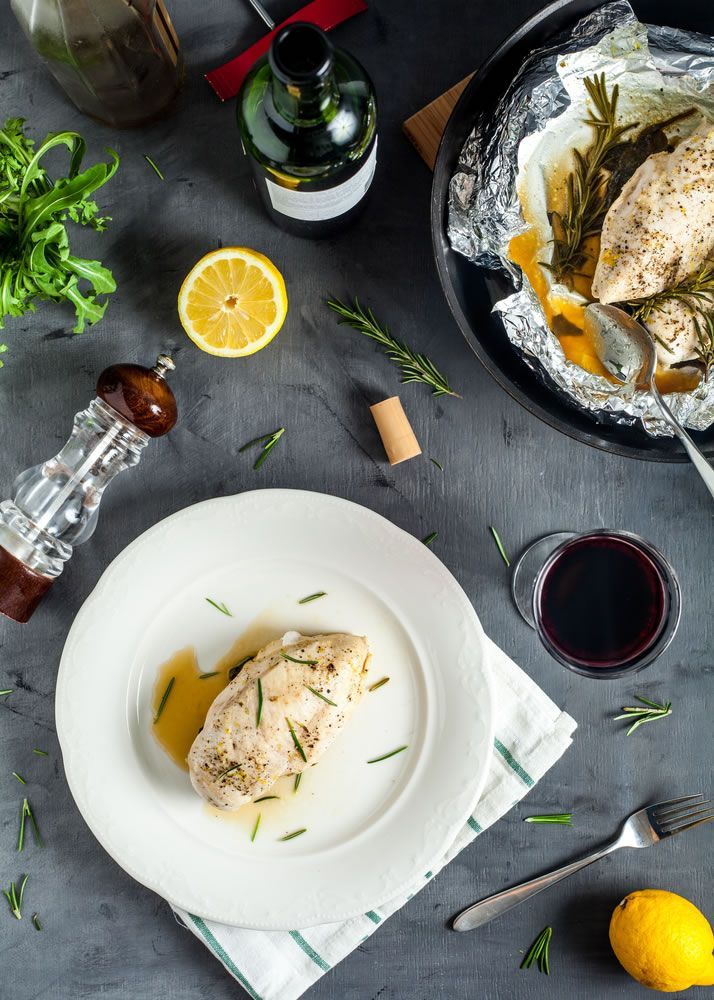 Pechugas de Pollo con Salsa Cremosa de Ají