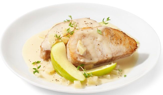 Butterfish with Apples