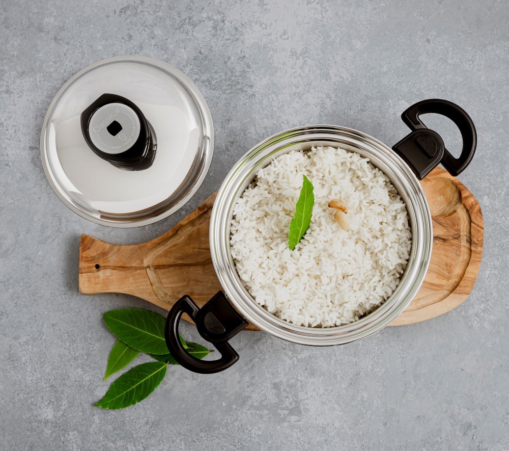 Olla baja de 2 Qt. con tapa