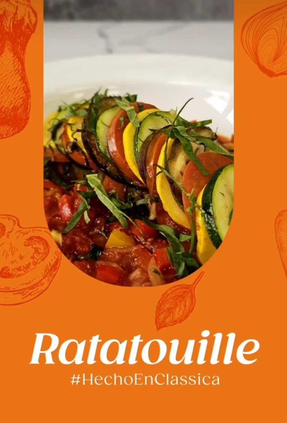 Ratatouille en sartén gourmet Classica® 10”: color, sabor y elegancia en un solo plato